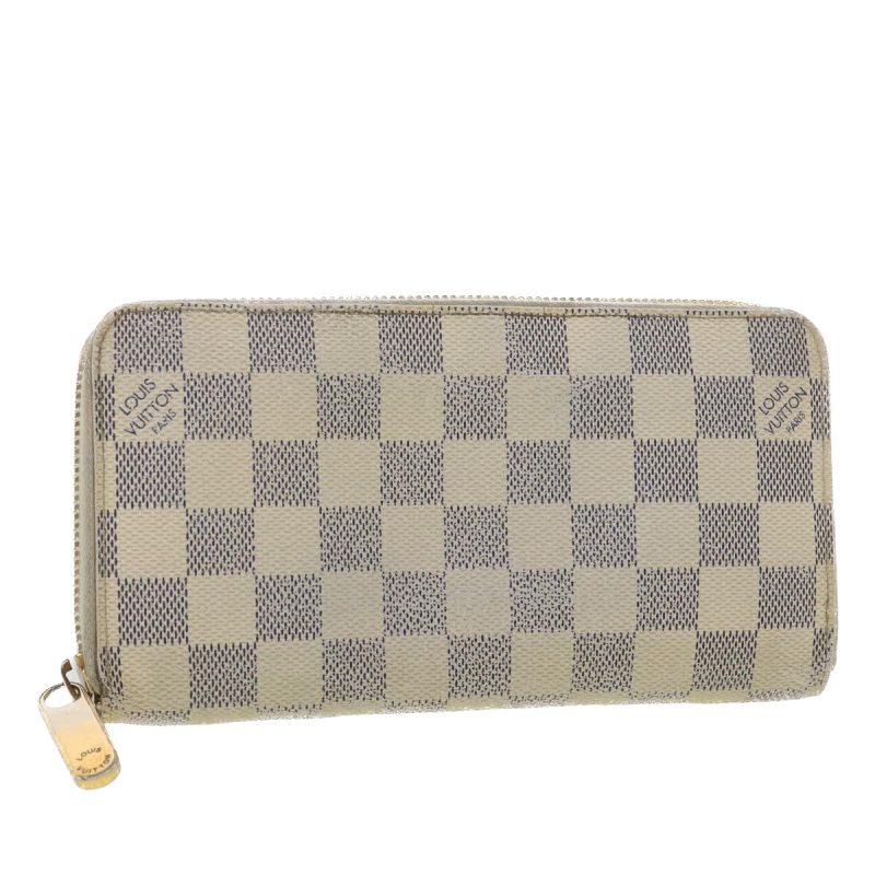 LOUIS VUITTON Damier Azur Zippy Wallet Long Wallet N60019 LV 37850 - Logoexplore