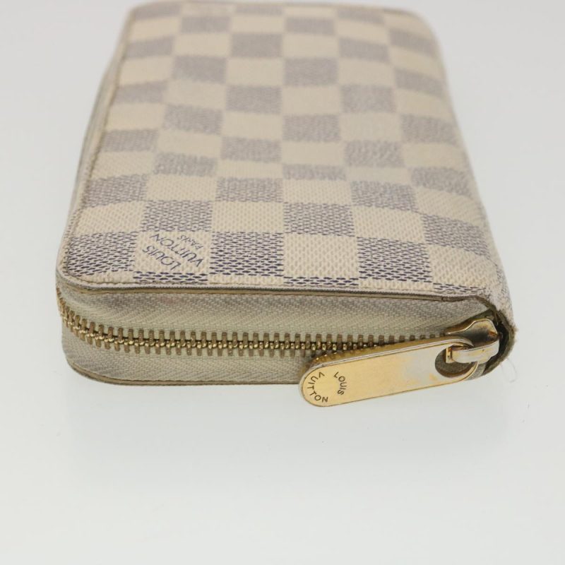 LOUIS VUITTON Damier Azur Zippy Wallet Long Wallet N60019 LV 37850 - Logoexplore - Image 4