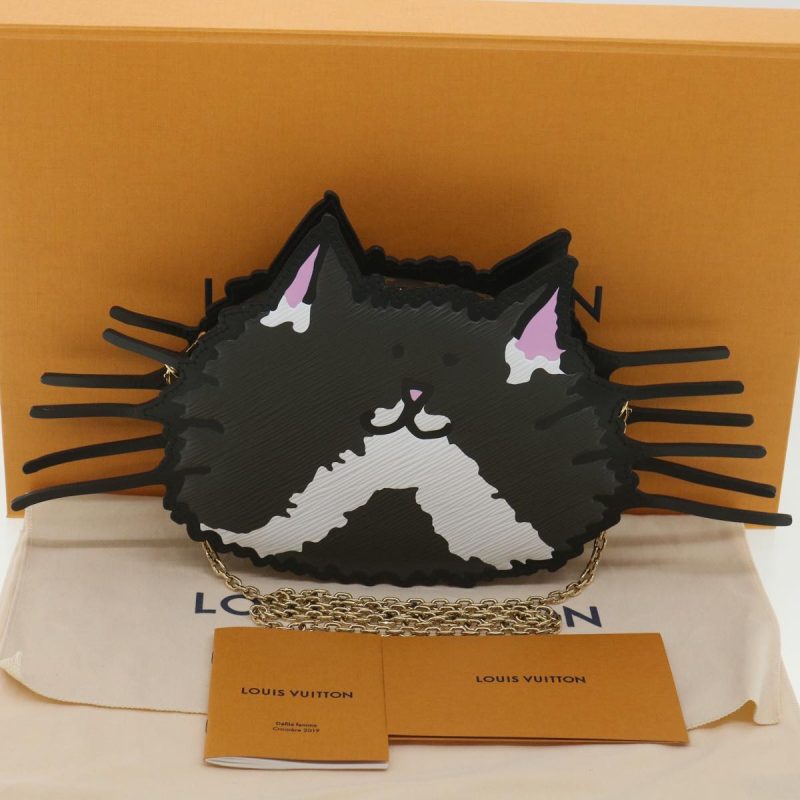 LOUIS VUITTON Epi GRACE CODDINGTON 2019 Catogram grey epi Cat crossbody 37881A - Logoexplore - Image 2