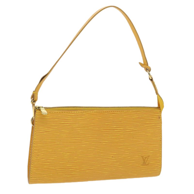 LOUIS VUITTON Epi Pochette Accessoires Pouch Yellow M52989 LV 37917 - Logoexplore