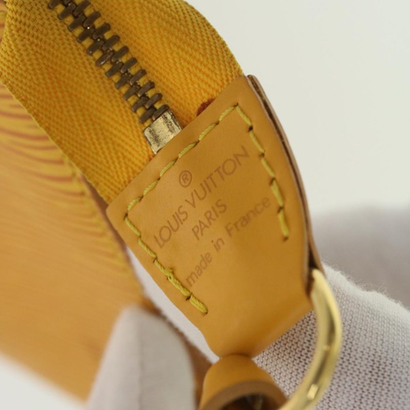 LOUIS VUITTON Epi Pochette Accessoires Pouch Yellow M52989 LV 37917 - Logoexplore - Image 10