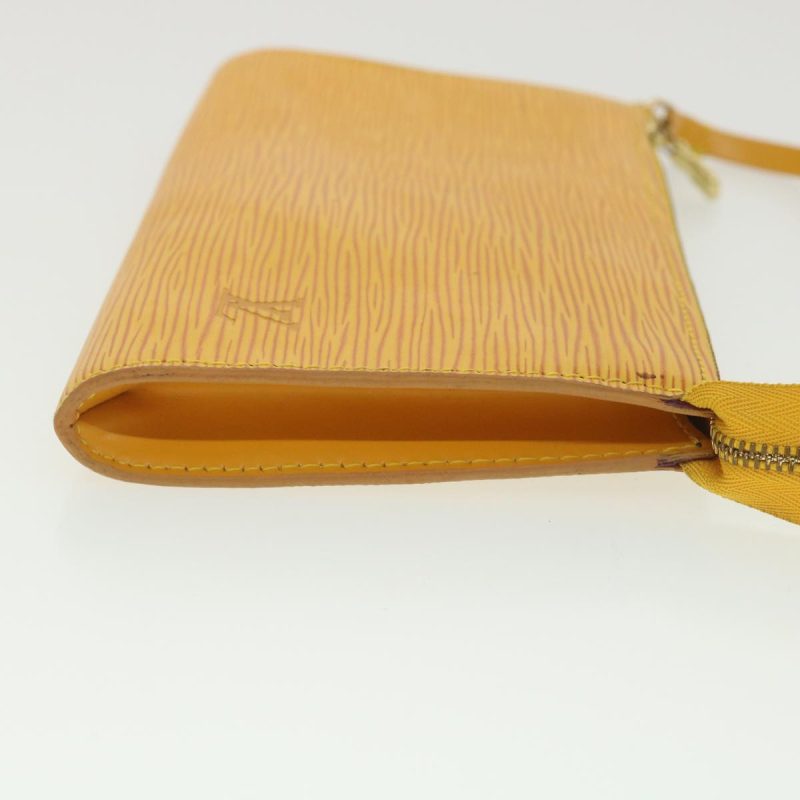 LOUIS VUITTON Epi Pochette Accessoires Pouch Yellow M52989 LV 37917 - Logoexplore - Image 3