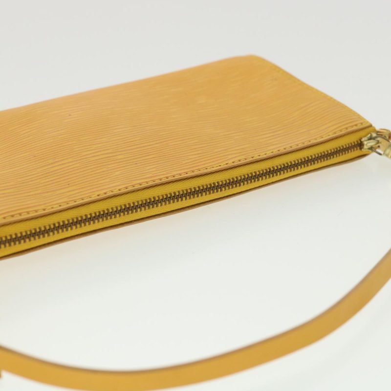 LOUIS VUITTON Epi Pochette Accessoires Pouch Yellow M52989 LV 37917 - Logoexplore - Image 6