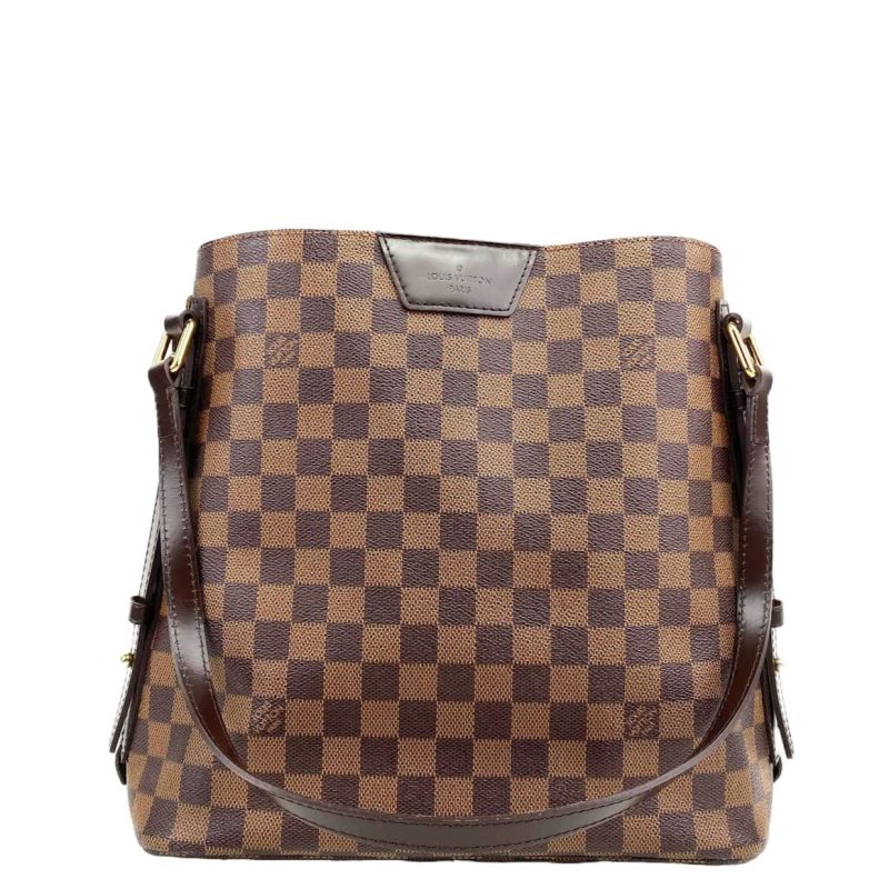 LOUIS VUITTON Cabas Rivington Damier Ebene Canvas Tote - Logoexplore