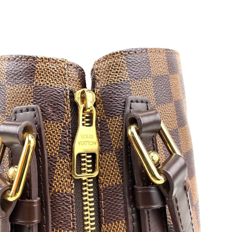 LOUIS VUITTON Cabas Rivington Damier Ebene Canvas Tote - Logoexplore - Image 6