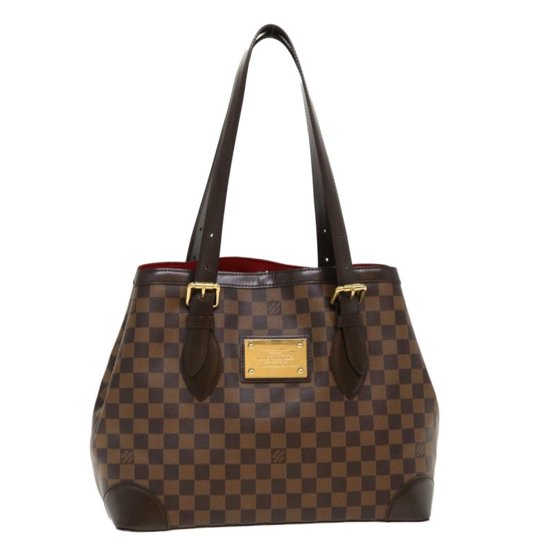 LOUIS VUITTON Damier Ebene Hampstead MM Tote Bag N51204  38068A - Logoexplore