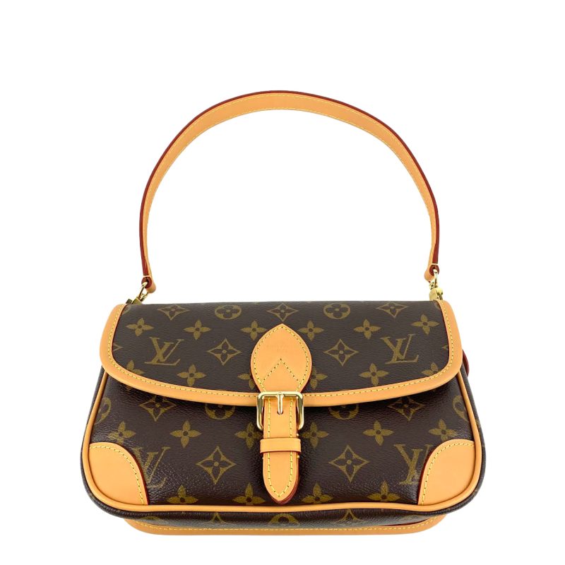 LOUIS VUITTON Diane Monogram Fuchsia w/Leather & Canvas Strap - Logoexplore - Image 4