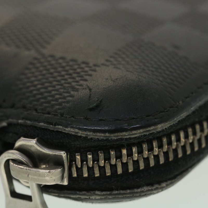 LOUIS VUITTON Damier Infini Atoll Travel Case Black N41380 LV 38142 - Logoexplore - Image 7