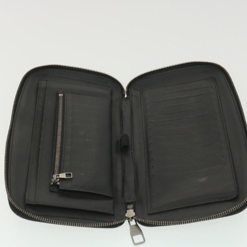 LOUIS VUITTON Damier Infini Atoll Travel Case Black N41380 LV 38142 - Logoexplore - Image 9