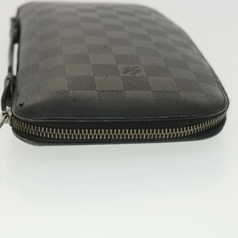 LOUIS VUITTON Damier Infini Atoll Travel Case Black N41380 LV 38142 - Logoexplore - Image 3