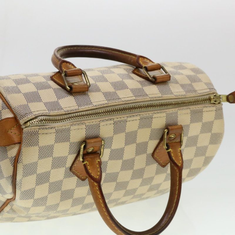 LOUIS VUITTON Damier Azur Speedy 30 Hand Bag N41533 LV 38153 - Logoexplore - Image 6