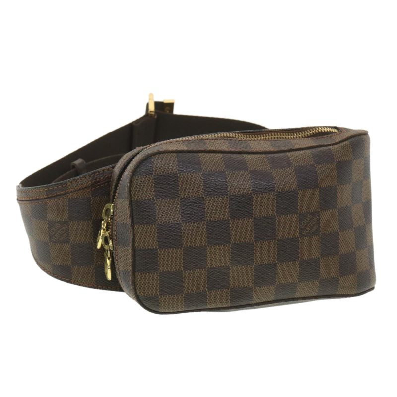 LOUIS VUITTON Damier Ebene Geronimos Shoulder Bag - Logoexplore