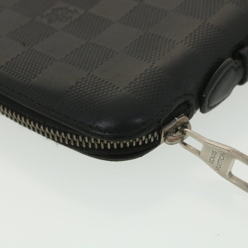 LOUIS VUITTON Damier Infini Atoll Travel Case Onyx N41380 LV 38197 - Logoexplore - Image 7