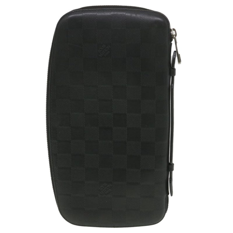 LOUIS VUITTON Damier Infini Atoll Travel Case Onyx N41380 LV 38197 - Logoexplore - Image 2