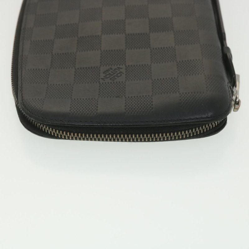 LOUIS VUITTON Damier Infini Atoll Travel Case Onyx N41380 LV 38197 - Logoexplore - Image 3