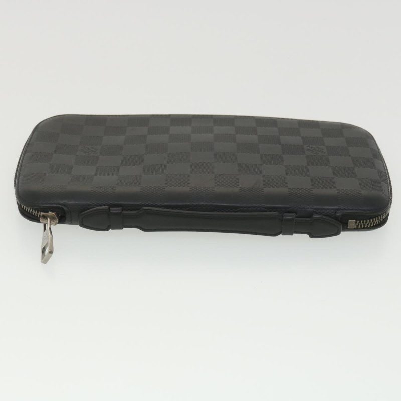 LOUIS VUITTON Damier Infini Atoll Travel Case Onyx N41380 LV 38197 - Logoexplore - Image 6
