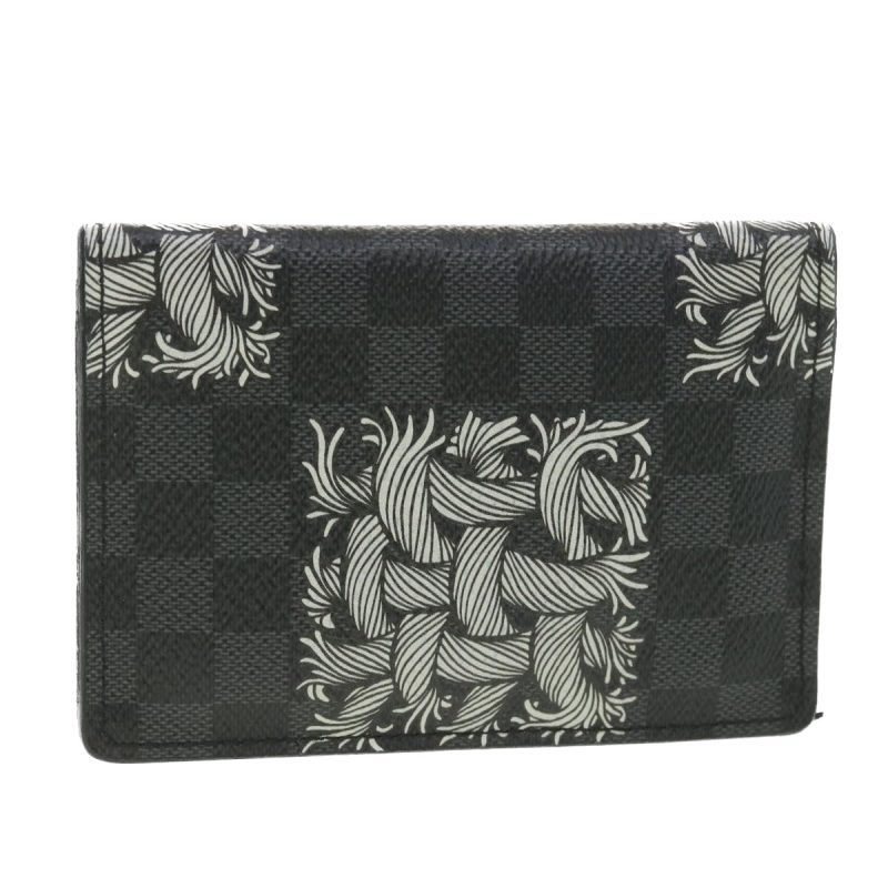 LOUIS VUITTON Damier Graphite Organizer De Poch Card Case N61213 LV 38237 - Logoexplore