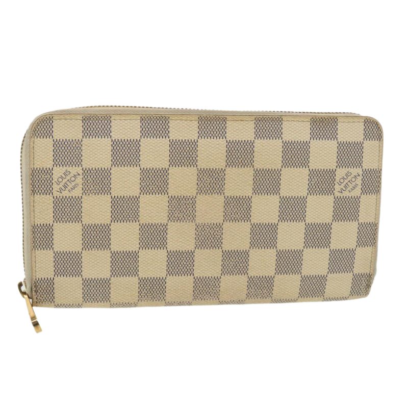 LOUIS VUITTON Damier Azur Zippy Organizer Long Wallet N60012 38241 - Logoexplore