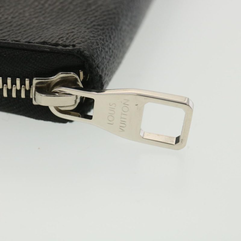 LOUIS VUITTON Damier Graphite Zippy Organizer Long Wallet N63077 LV 38242 - Logoexplore - Image 8