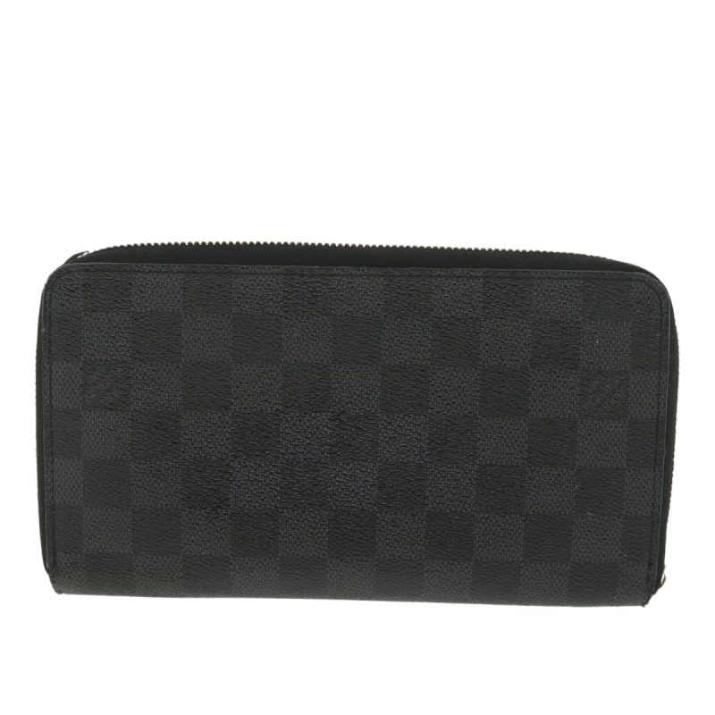 LOUIS VUITTON Damier Graphite Zippy Organizer Long Wallet N63077 LV 38242 - Logoexplore - Image 2