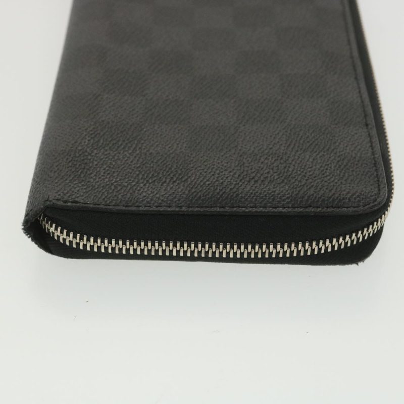 LOUIS VUITTON Damier Graphite Zippy Organizer Long Wallet N63077 LV 38242 - Logoexplore - Image 3