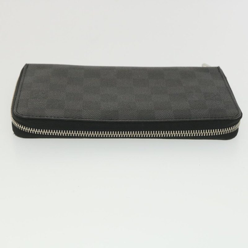 LOUIS VUITTON Damier Graphite Zippy Organizer Long Wallet N63077 LV 38242 - Logoexplore - Image 5