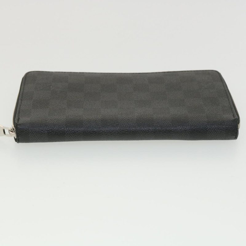 LOUIS VUITTON Damier Graphite Zippy Organizer Long Wallet N63077 LV 38242 - Logoexplore - Image 6
