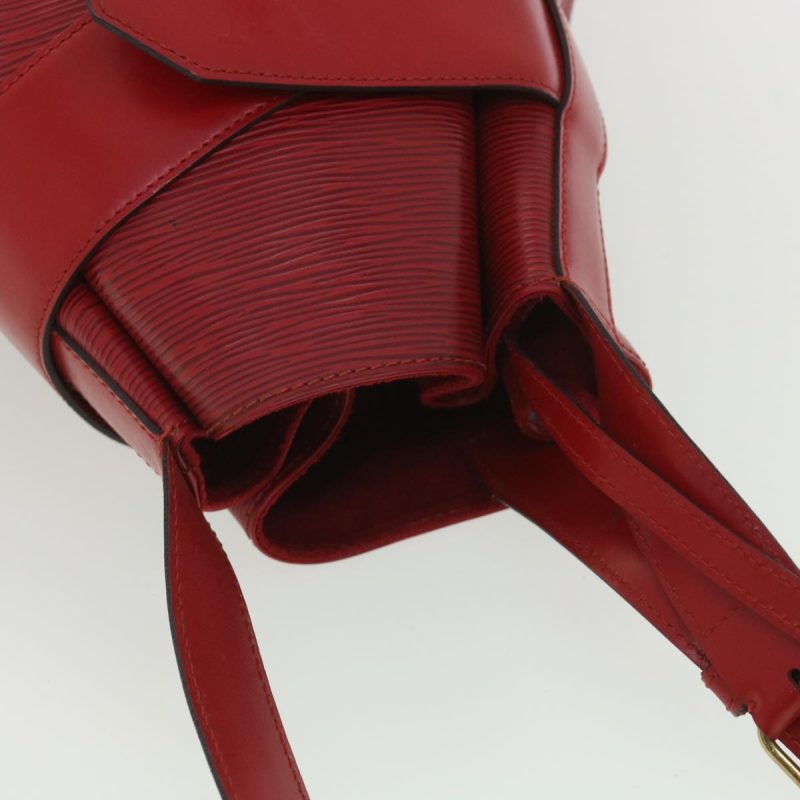 LOUIS VUITTON Epi Sac Depaule PM Shoulder Bag Red M80207 LV 38365 - Logoexplore - Image 6