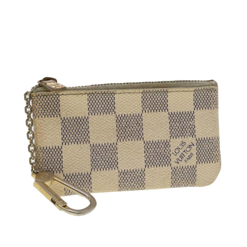 LOUIS VUITTON Damier Azur Pochette Cles Coin Purse N62659 38411 - Logoexplore