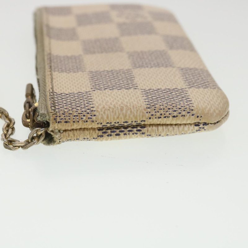 LOUIS VUITTON Damier Azur Pochette Cles Coin Purse N62659 38411 - Logoexplore - Image 4