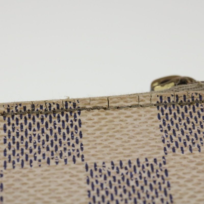 LOUIS VUITTON Damier Azur Pochette Cles Coin Purse N62659 38411 - Logoexplore - Image 7