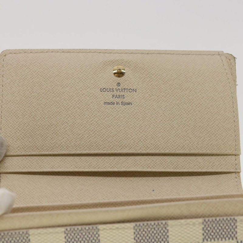 LOUIS VUITTON Damier Azur Porte Monnaie Billets Tresol Wallet N61744 38421 - Logoexplore - Image 8