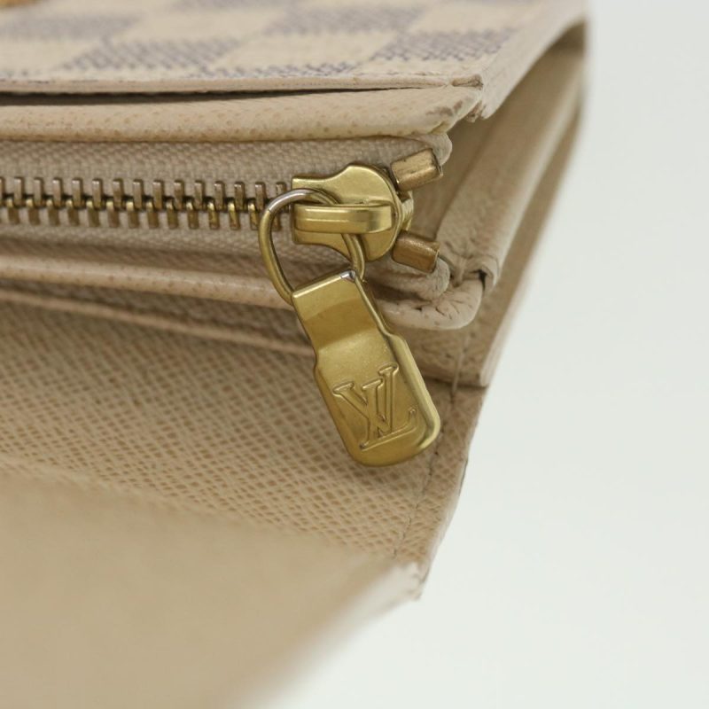 LOUIS VUITTON Damier Azur Porte Monnaie Billets Tresol Wallet N61744 38421 - Logoexplore - Image 10