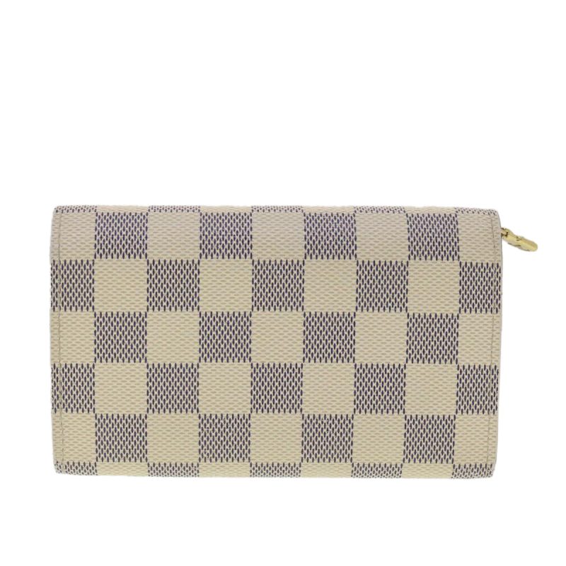 LOUIS VUITTON Damier Azur Porte Monnaie Billets Tresol Wallet N61744 38421 - Logoexplore - Image 2