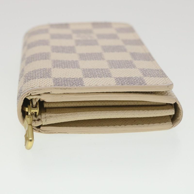 LOUIS VUITTON Damier Azur Porte Monnaie Billets Tresol Wallet N61744 38421 - Logoexplore - Image 4