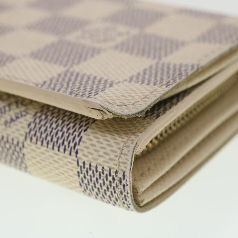LOUIS VUITTON Damier Azur Porte Monnaie Billets Tresol Wallet N61744 38421 - Logoexplore - Image 7