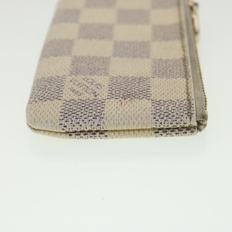 LOUIS VUITTON Damier Azur Pochette Cles Coin Purse N62659 38447 - Logoexplore - Image 3