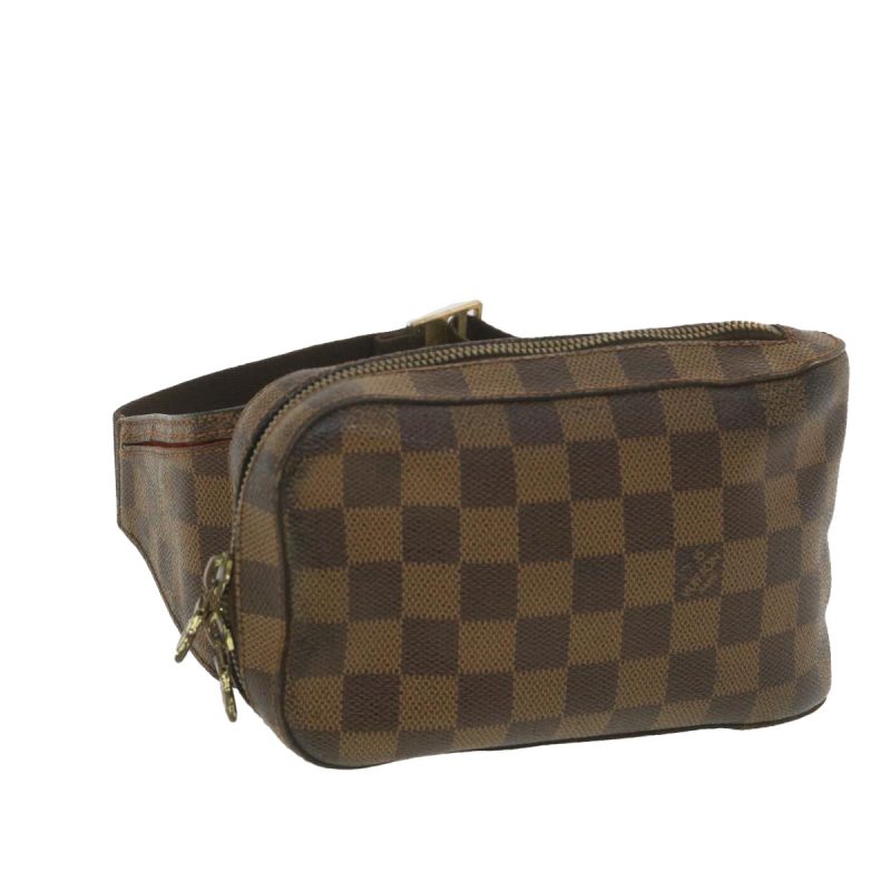 LOUIS VUITTON Damier Ebene Geronimos Shoulder Bag - Logoexplore