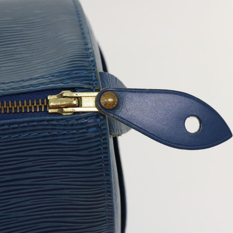 LOUIS VUITTON Epi Speedy 30 Hand Bag Toledo Blue M43005 LV 38527 - Logoexplore - Image 10