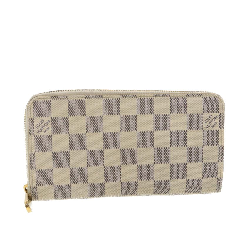 LOUIS VUITTON Damier Azur Zippy Wallet Long Wallet N60019 38554 - Logoexplore