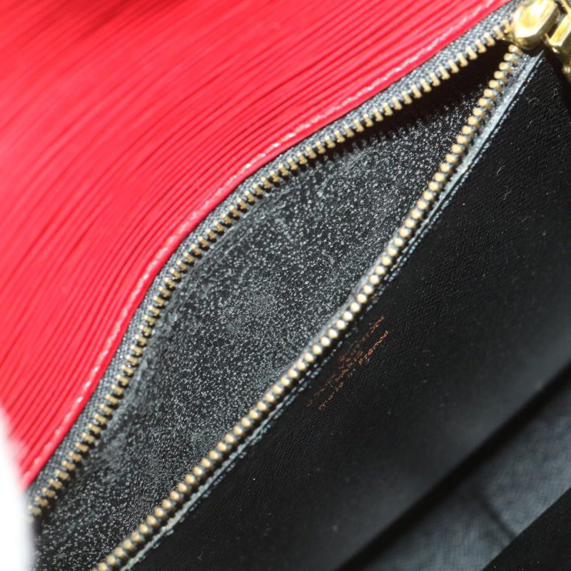 LOUIS VUITTON Epi Saint Cloud GM Shoulder Bag Red M52197 LV 38560 - Logoexplore - Image 10