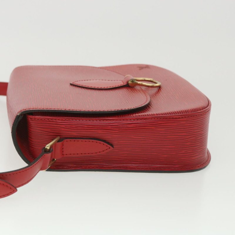 LOUIS VUITTON Epi Saint Cloud GM Shoulder Bag Red M52197 LV 38560 - Logoexplore - Image 3