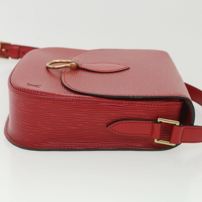 LOUIS VUITTON Epi Saint Cloud GM Shoulder Bag Red M52197 LV 38560 - Logoexplore - Image 4