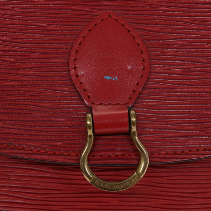 LOUIS VUITTON Epi Saint Cloud PM Shoulder Bag Red M52217 LV 38586 - Logoexplore - Image 8