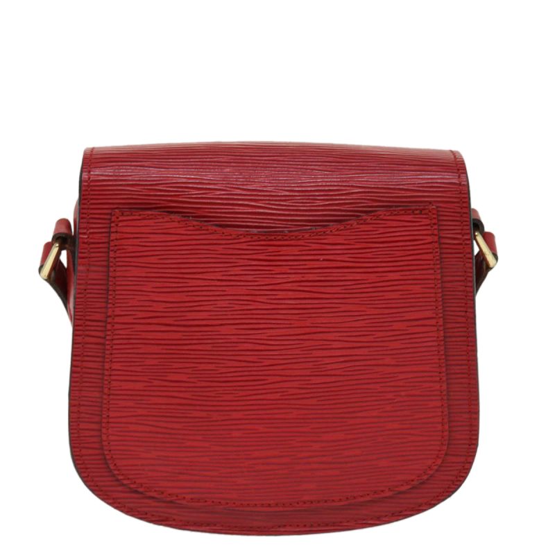 LOUIS VUITTON Epi Saint Cloud PM Shoulder Bag Red M52217 LV 38586 - Logoexplore - Image 2