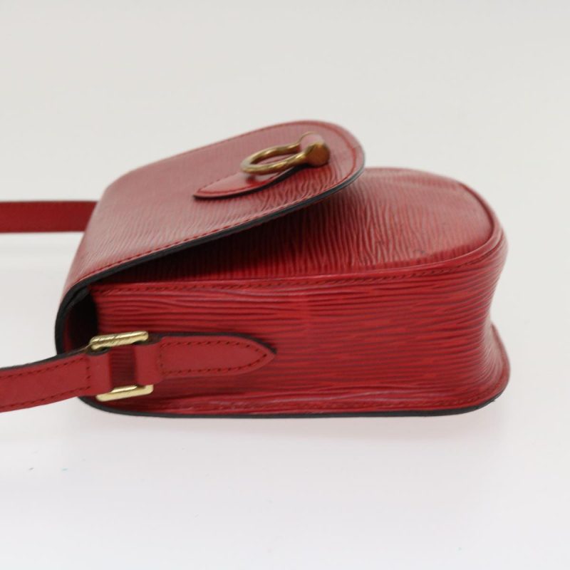 LOUIS VUITTON Epi Saint Cloud PM Shoulder Bag Red M52217 LV 38586 - Logoexplore - Image 3