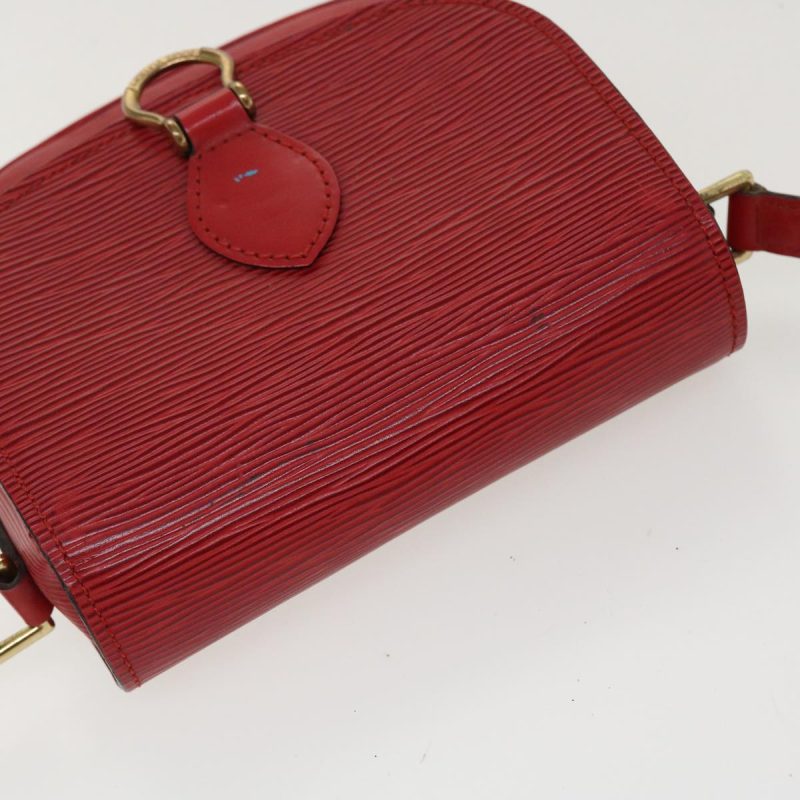LOUIS VUITTON Epi Saint Cloud PM Shoulder Bag Red M52217 LV 38586 - Logoexplore - Image 6