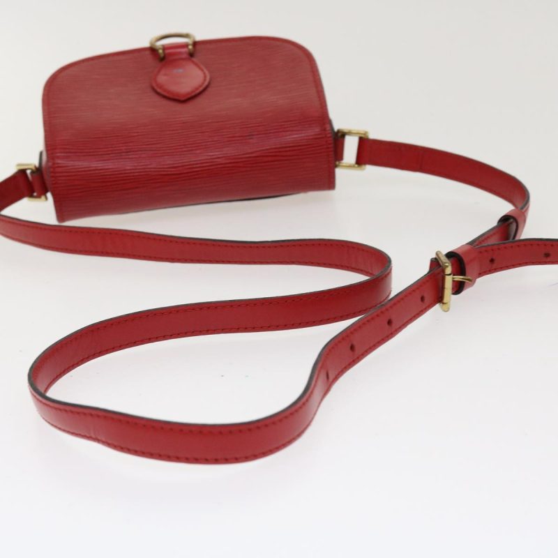 LOUIS VUITTON Epi Saint Cloud PM Shoulder Bag Red M52217 LV 38586 - Logoexplore - Image 7