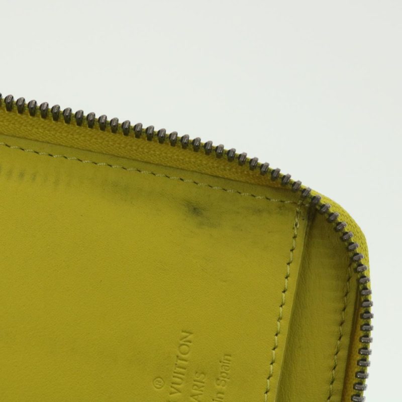 LOUIS VUITTON Damier Infini Zippy Wallet Vertical Wallet Yellow N62236 LV 38679 - Logoexplore - Image 10