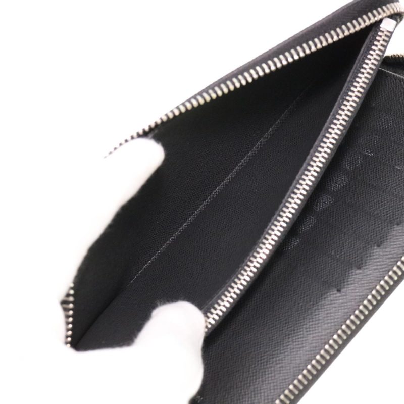 LOUIS VUITTON Damier Graphite Zippy Wallet Vertical Wallet N61253 LV 38889 - Logoexplore - Image 10